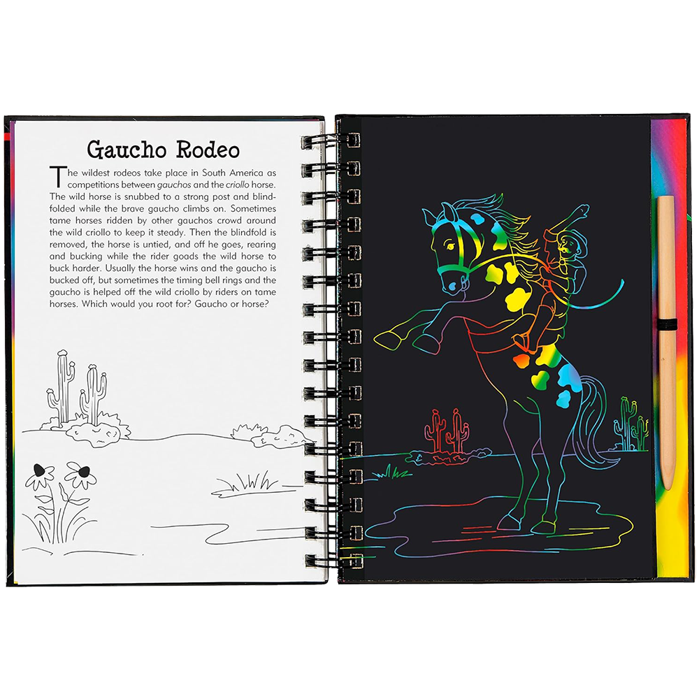 Horses Scratch And Sketch, , large