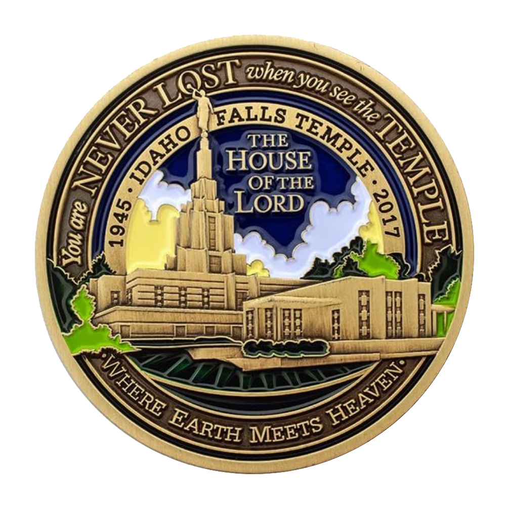 Idaho Falls Temple Medallion Coin