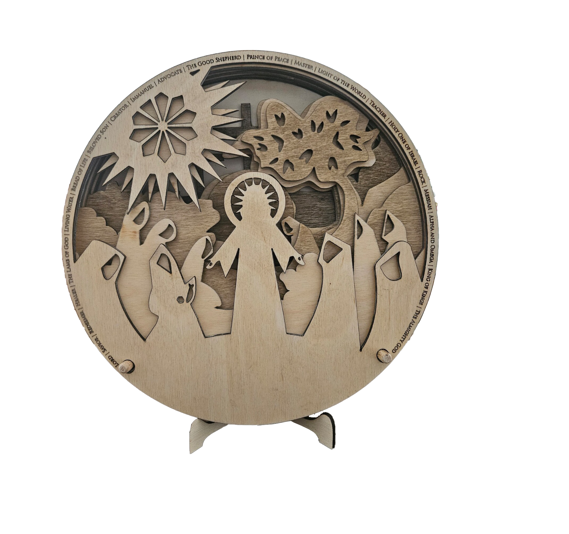 Layered Easter Creche