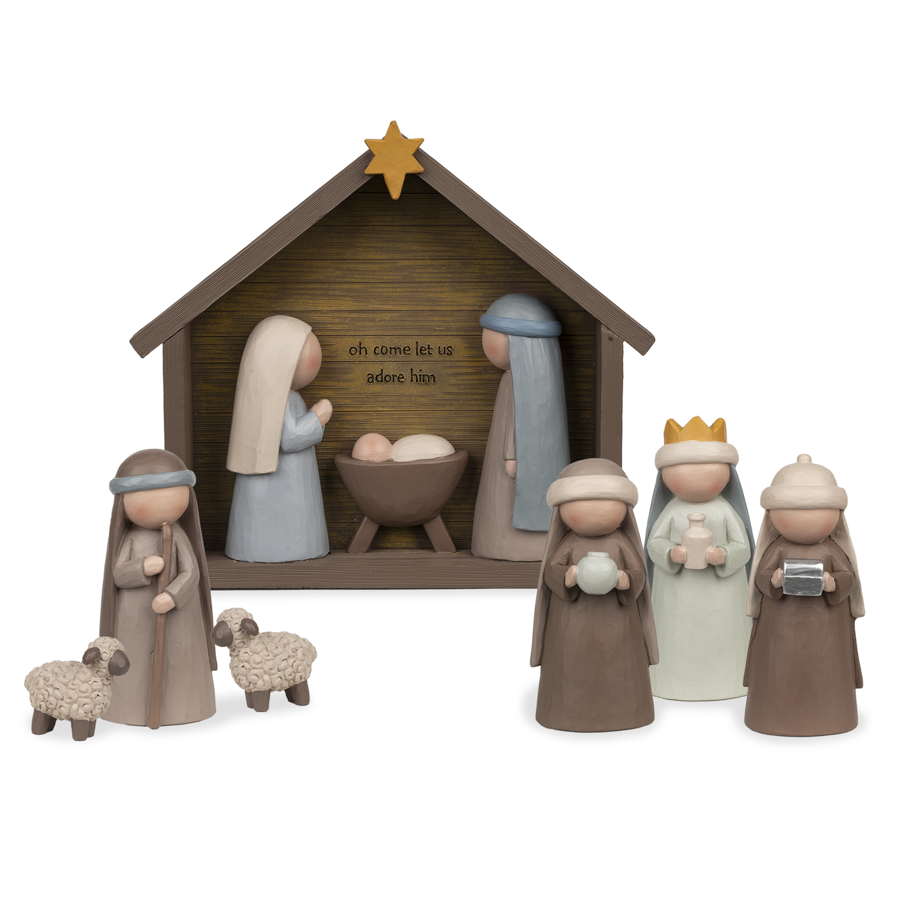 "O Come Let Us Adore Him" Nativity