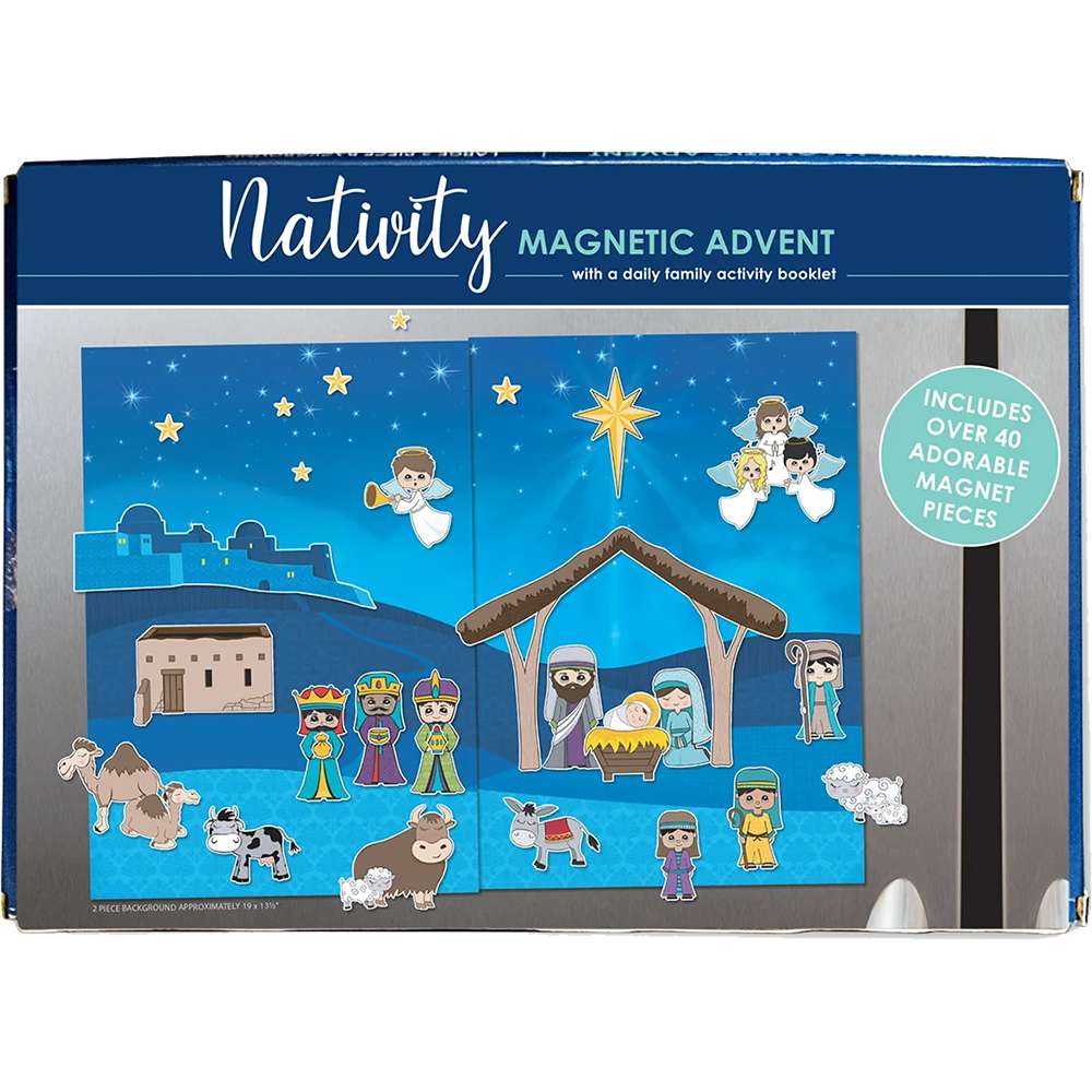 Magnetic Nativity Advent Board, , large image number 0