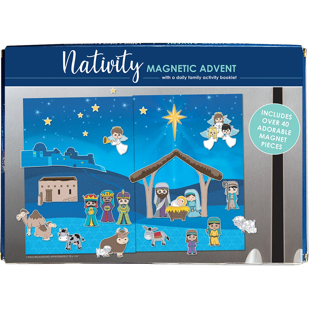 Magnetic Nativity Advent Board, , large image number 0
