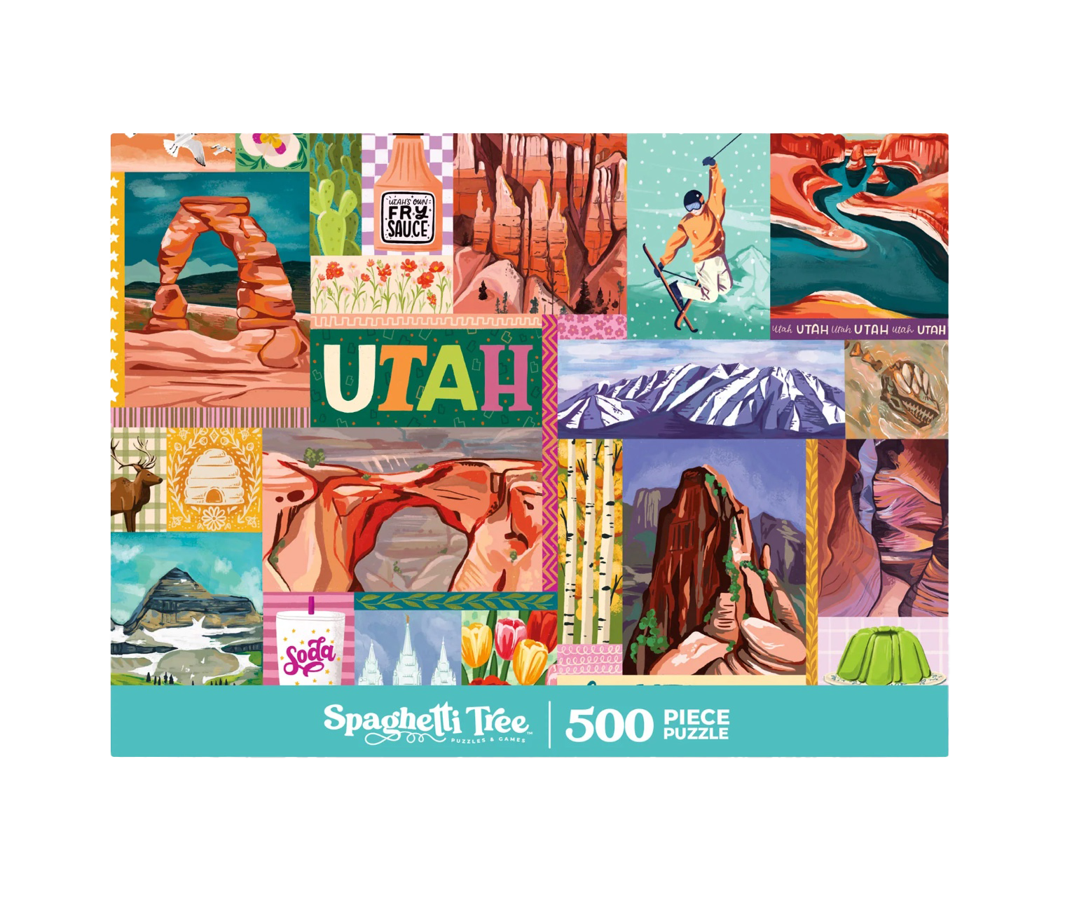 Iconic Utah 500 Piece Puzzle