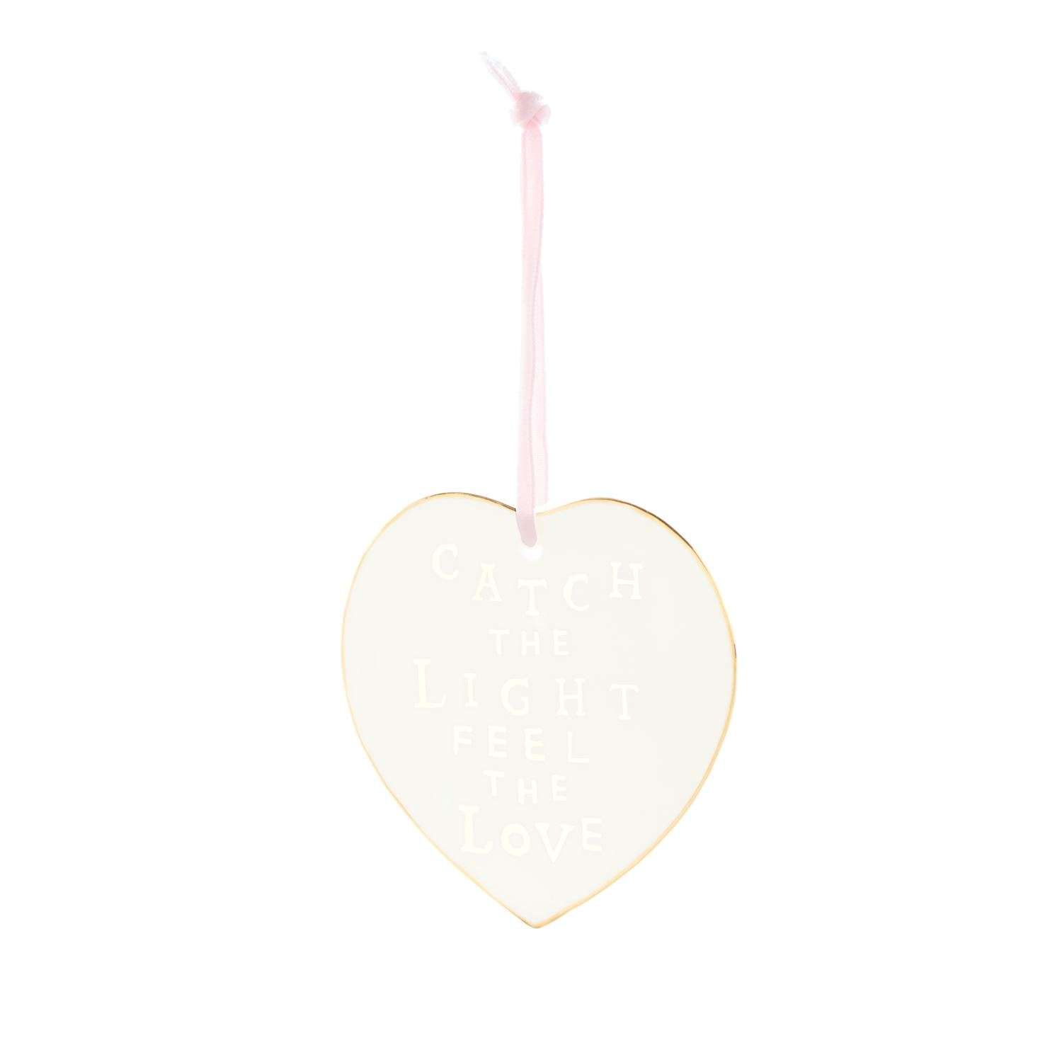 Feel the Love Porcelain Heart Light Catcher, , large image number 2