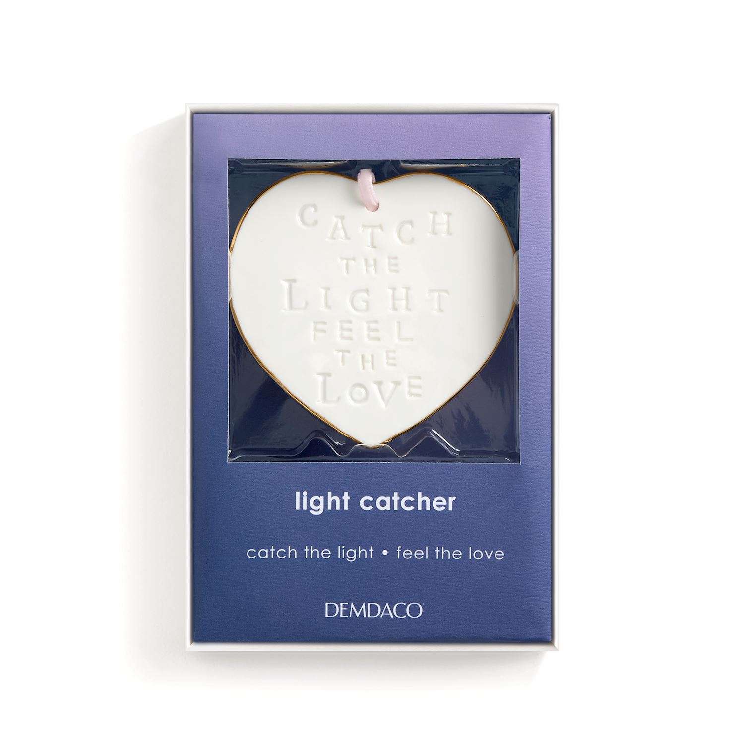 Feel the Love Porcelain Heart Light Catcher, , large image number 1
