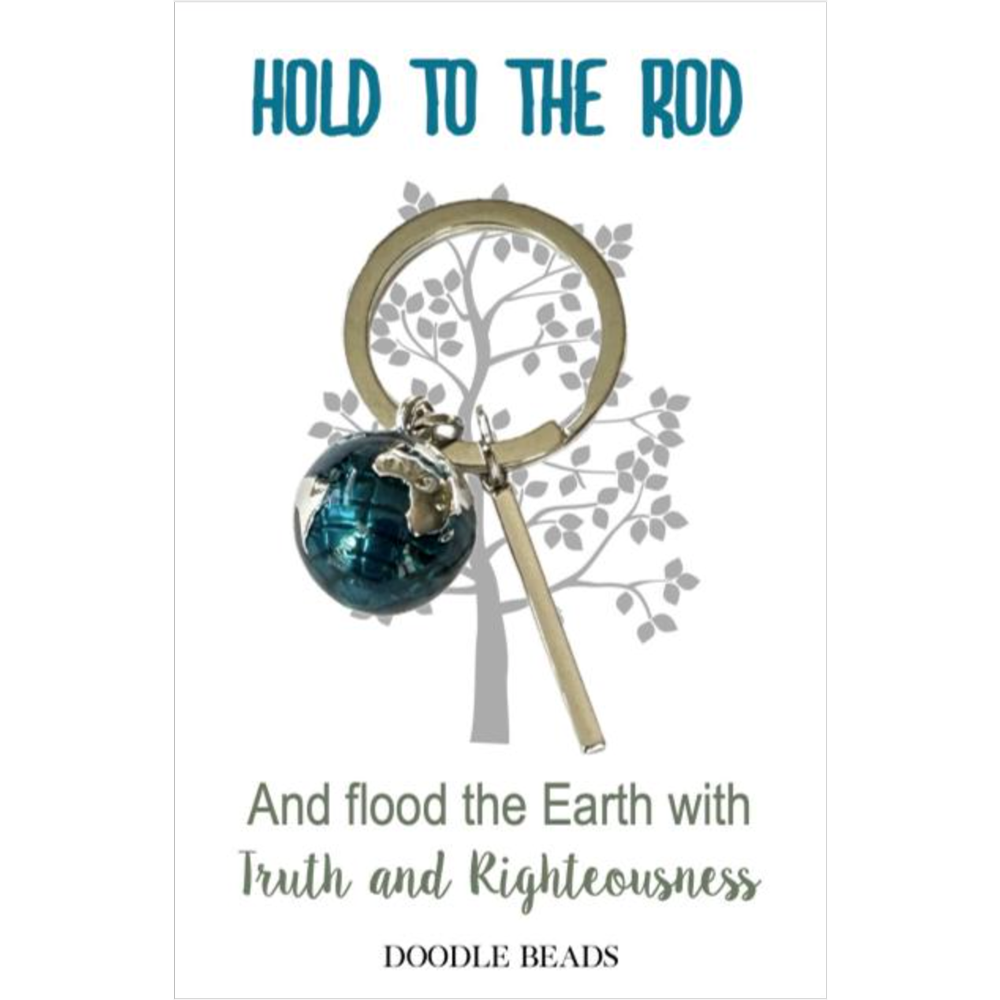 Hold to the Rod Globe Key Ring