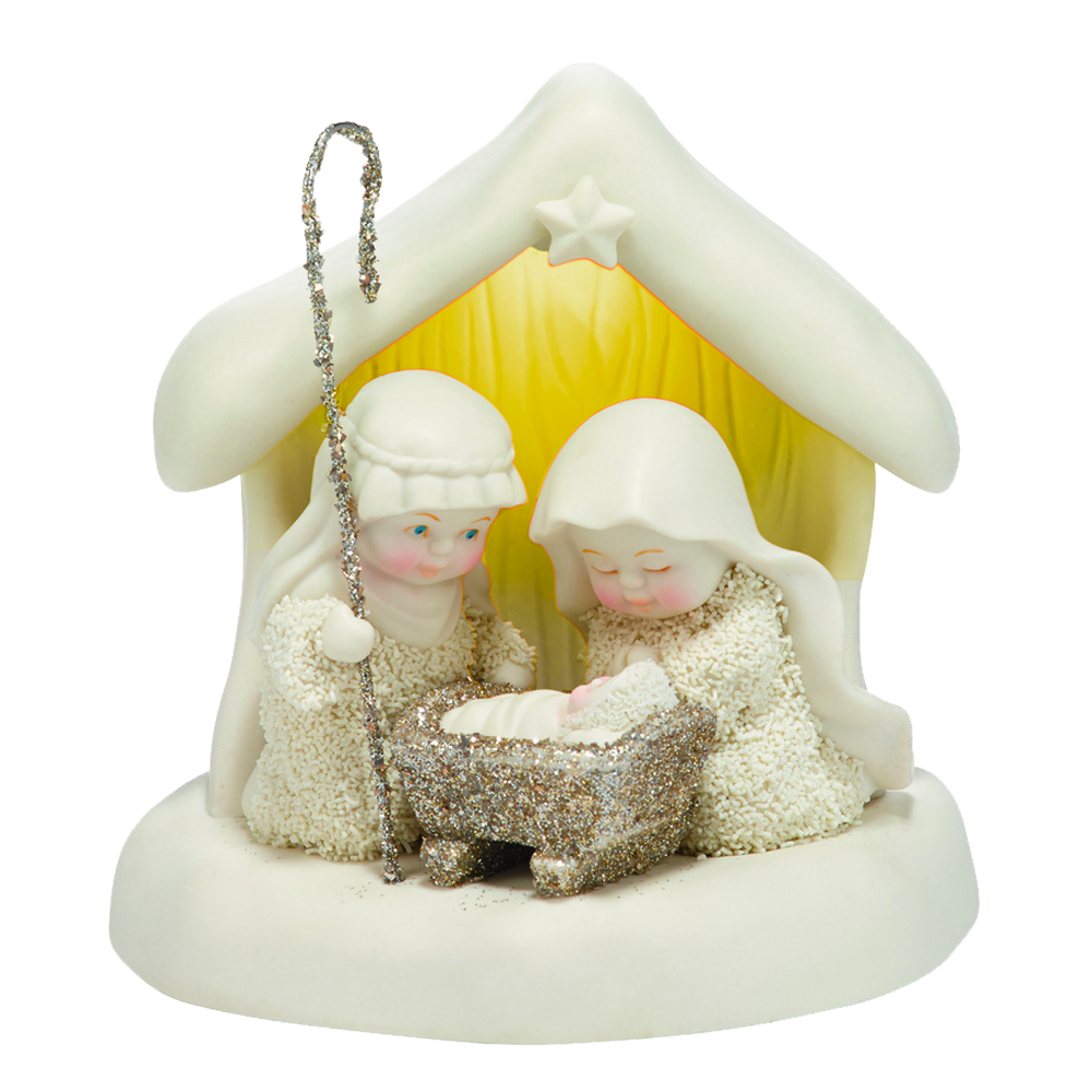 Beneath the Christmas Star Porcelain Nativity Figurine