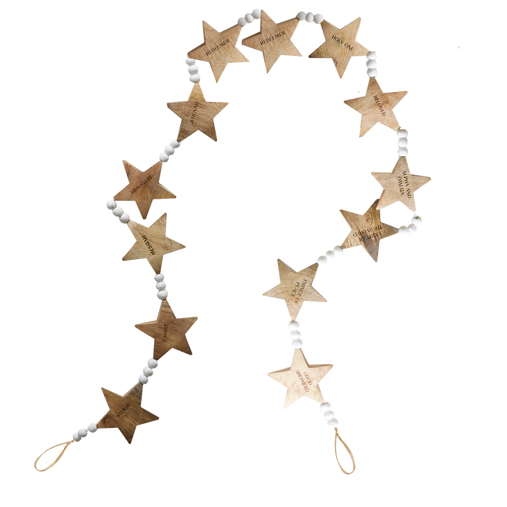 Names of Christ Hanging Stars Garland, , large image number 0