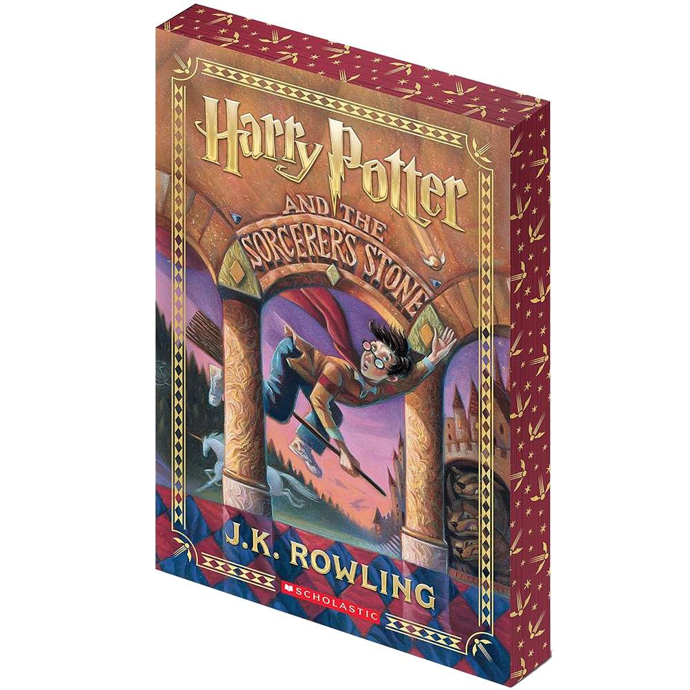 Harry Potter and the Sorcerer's Stone with (Stenciled Edges) (Harry Potter, Book 1), , large