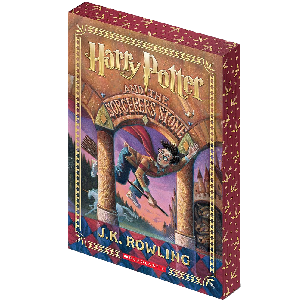 Harry Potter and the Sorcerer's Stone with (Stenciled Edges) (Harry Potter, Book 1), , large