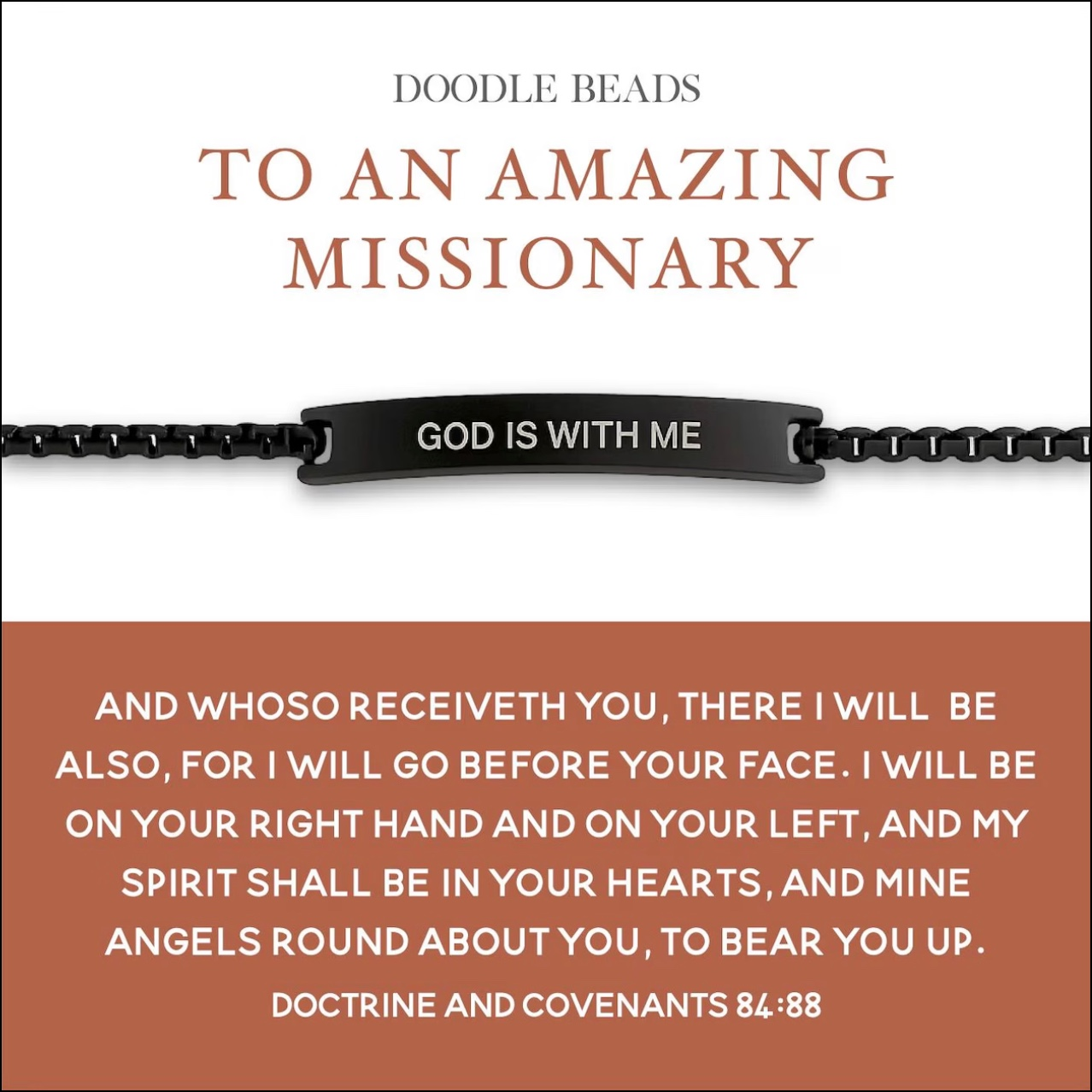 God is With Me Missionary Bracelet