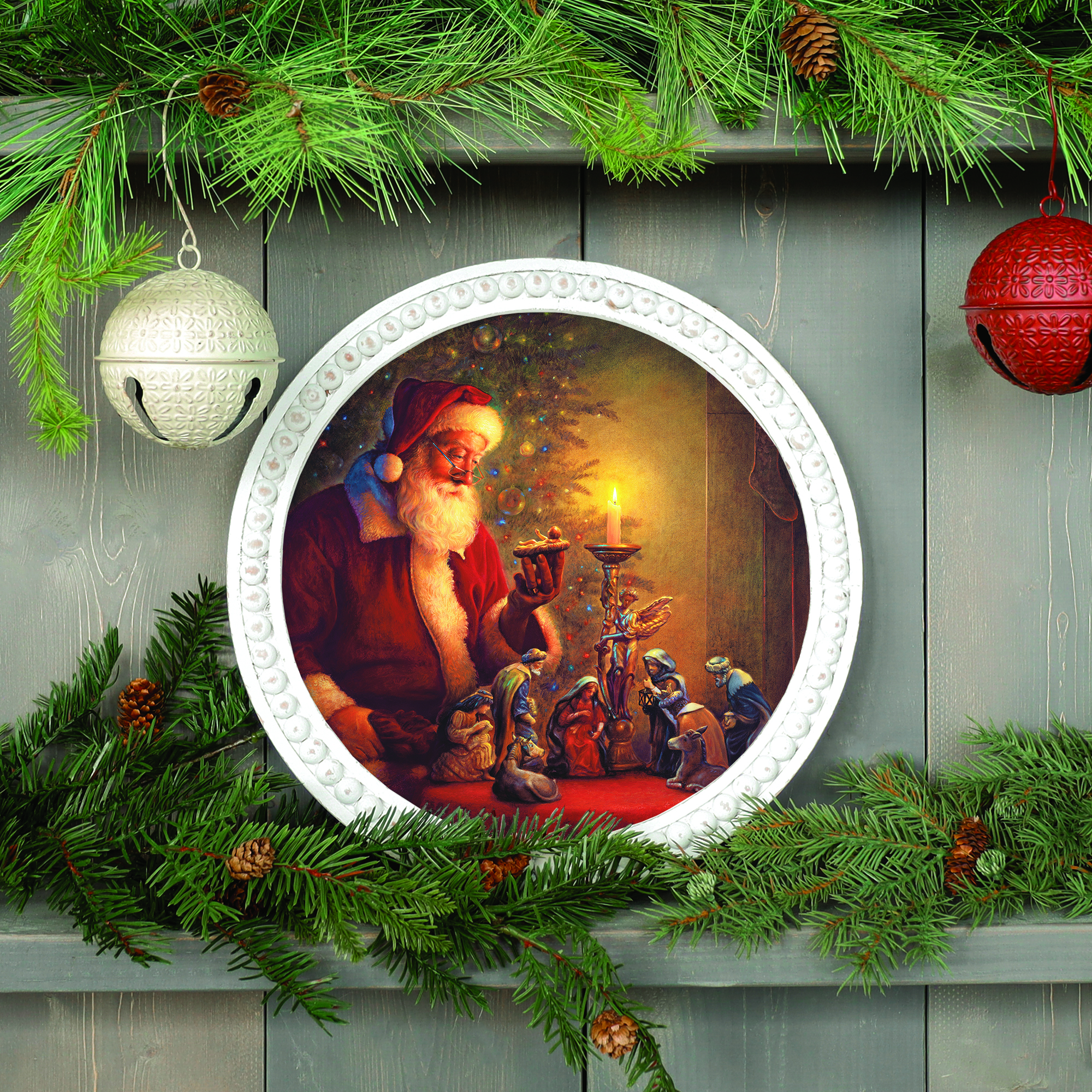 The Spirit of Christmas (14x14 Framed Art), , large