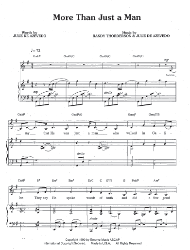 More Than Just a Man