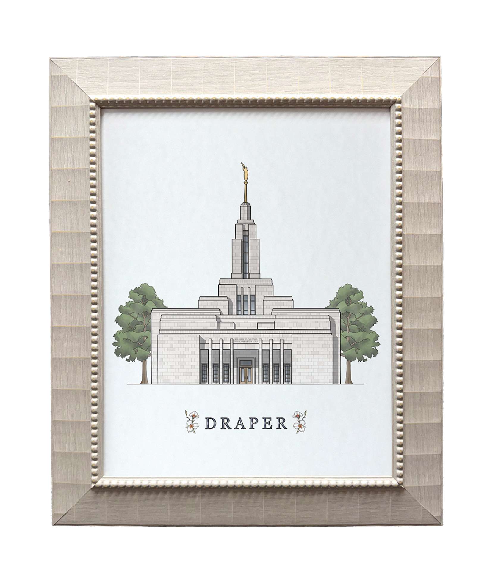 Draper Utah Temple (15x18 Framed Paper Print)