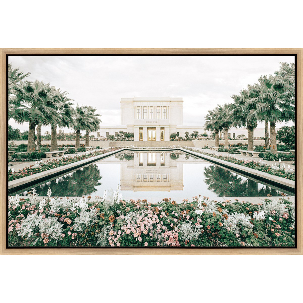 Sweet is the Work, Mesa Temple (31.5x21.5 Framed Canvas),  Sweet is the Work, Mesa Temple (31.5x21.5 Framed Canvas)