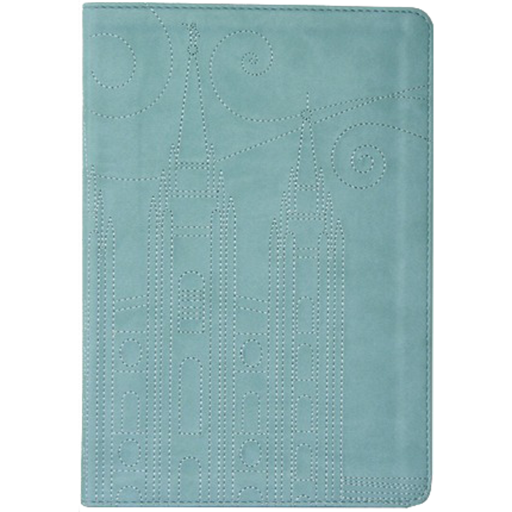 Blue Stitched Temple Journal,  Blue Stitched Temple Journal