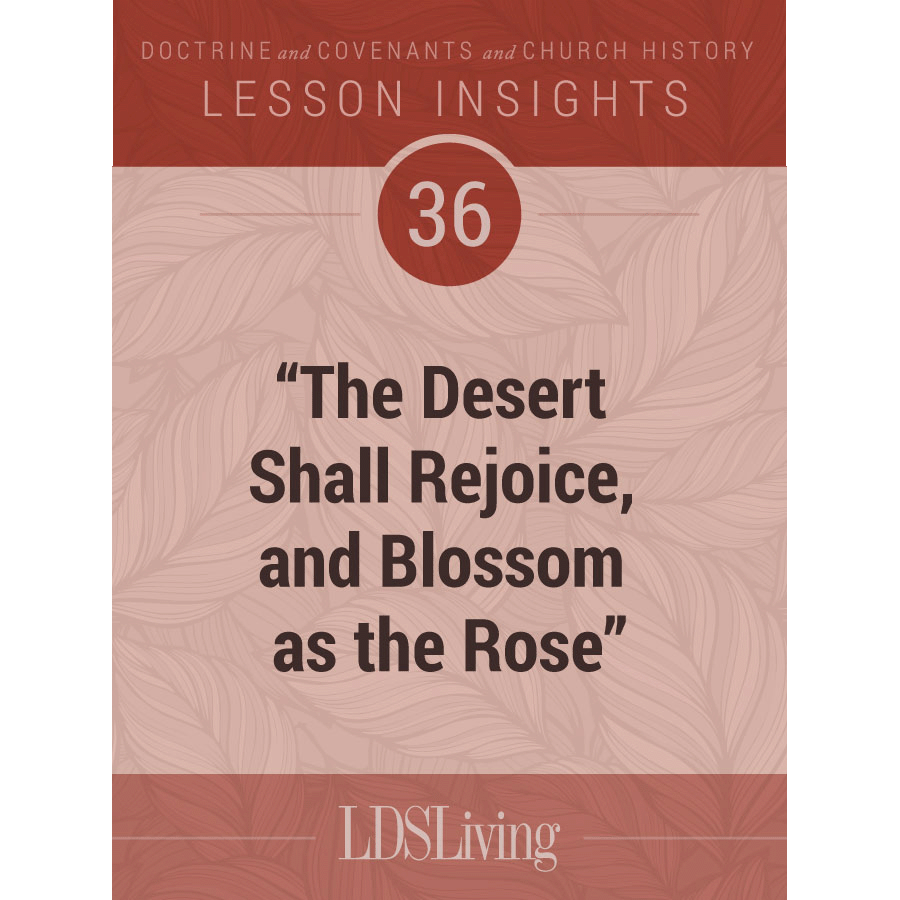 Lesson Insights Doctrine and Covenants and Church History #36