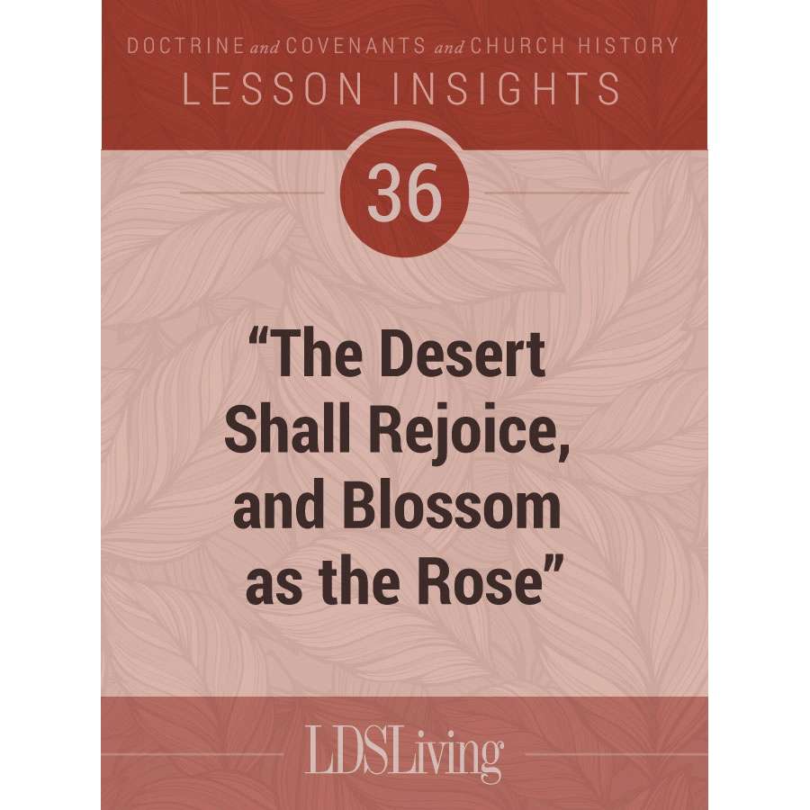 Lesson Insights Doctrine and Covenants and Church History #36