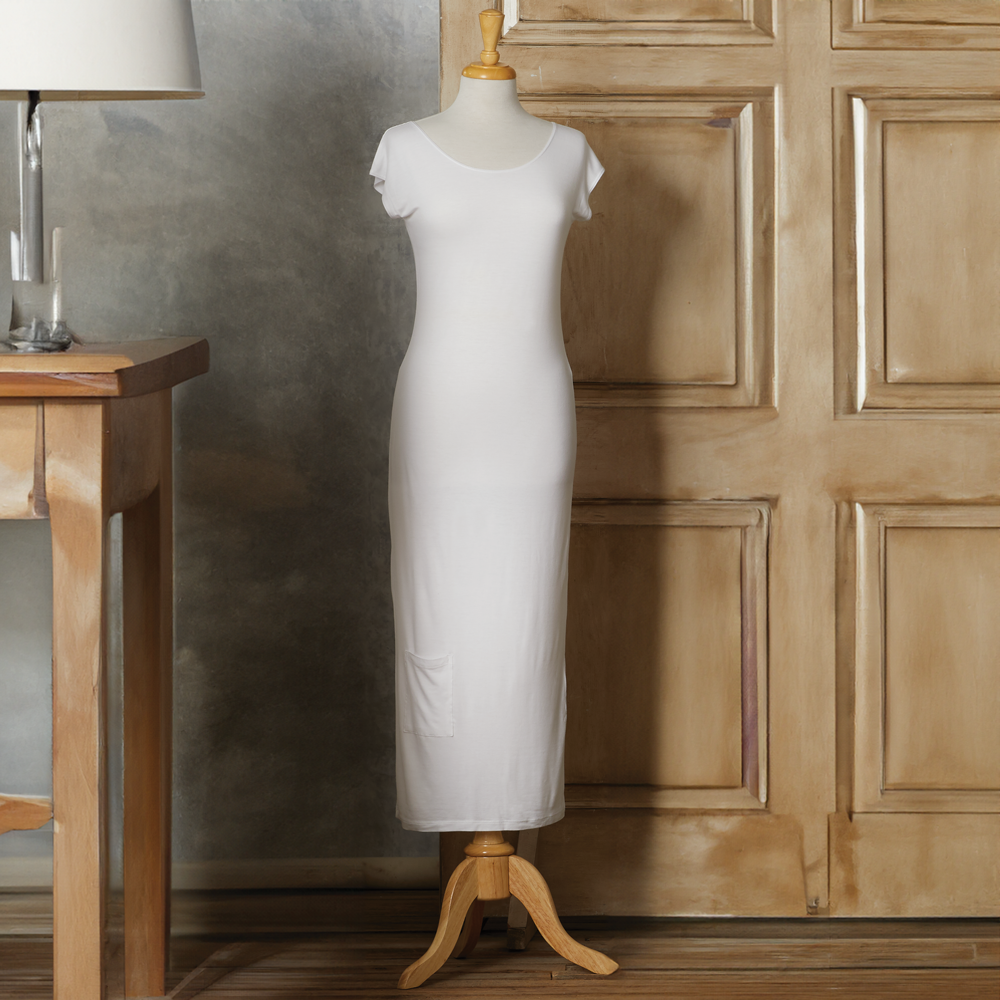 Cap Sleeve Temple Dress Slip