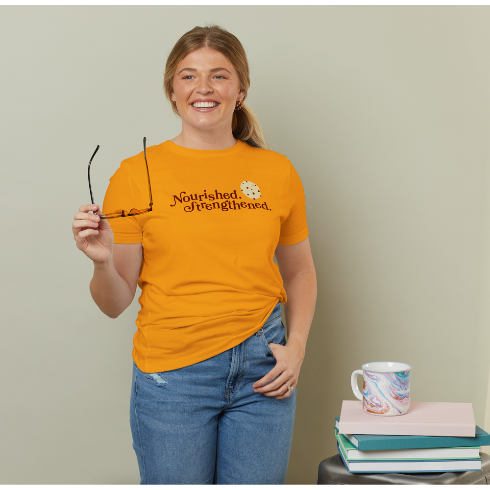 Nourished. Strengthened. Cookie Women's T-Shirt, , large image number 3