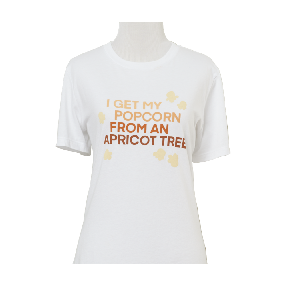 Popcorn from an Apricot Tree Women's T-shirt, , large image
