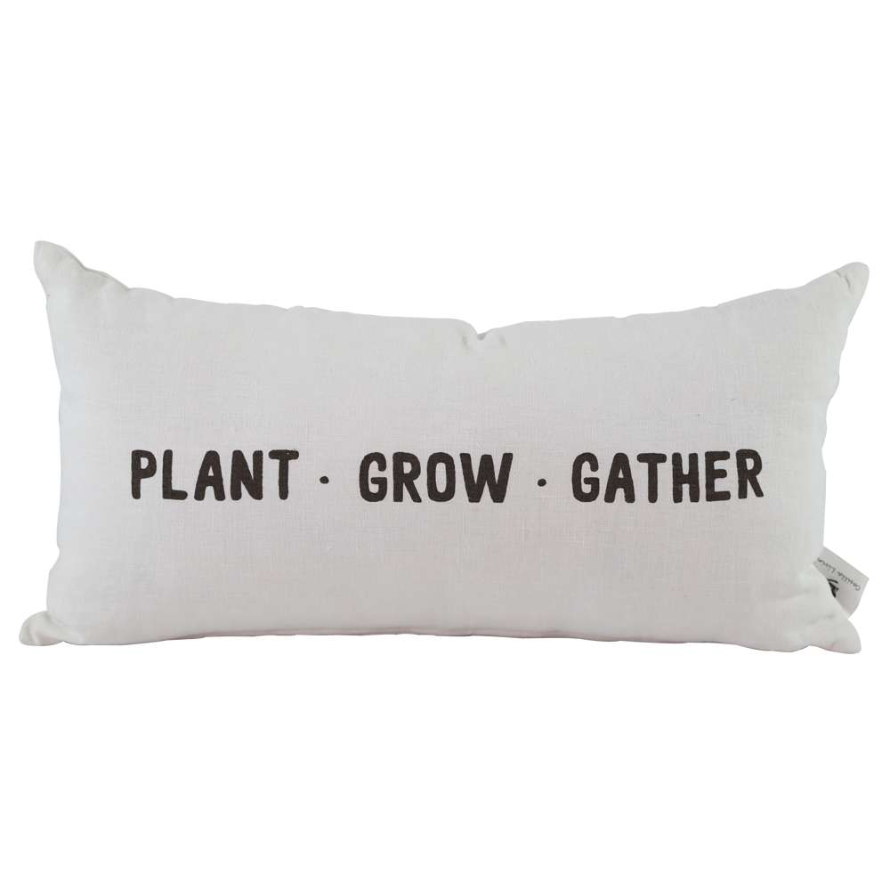 Plant, Grow, Gather Pillow