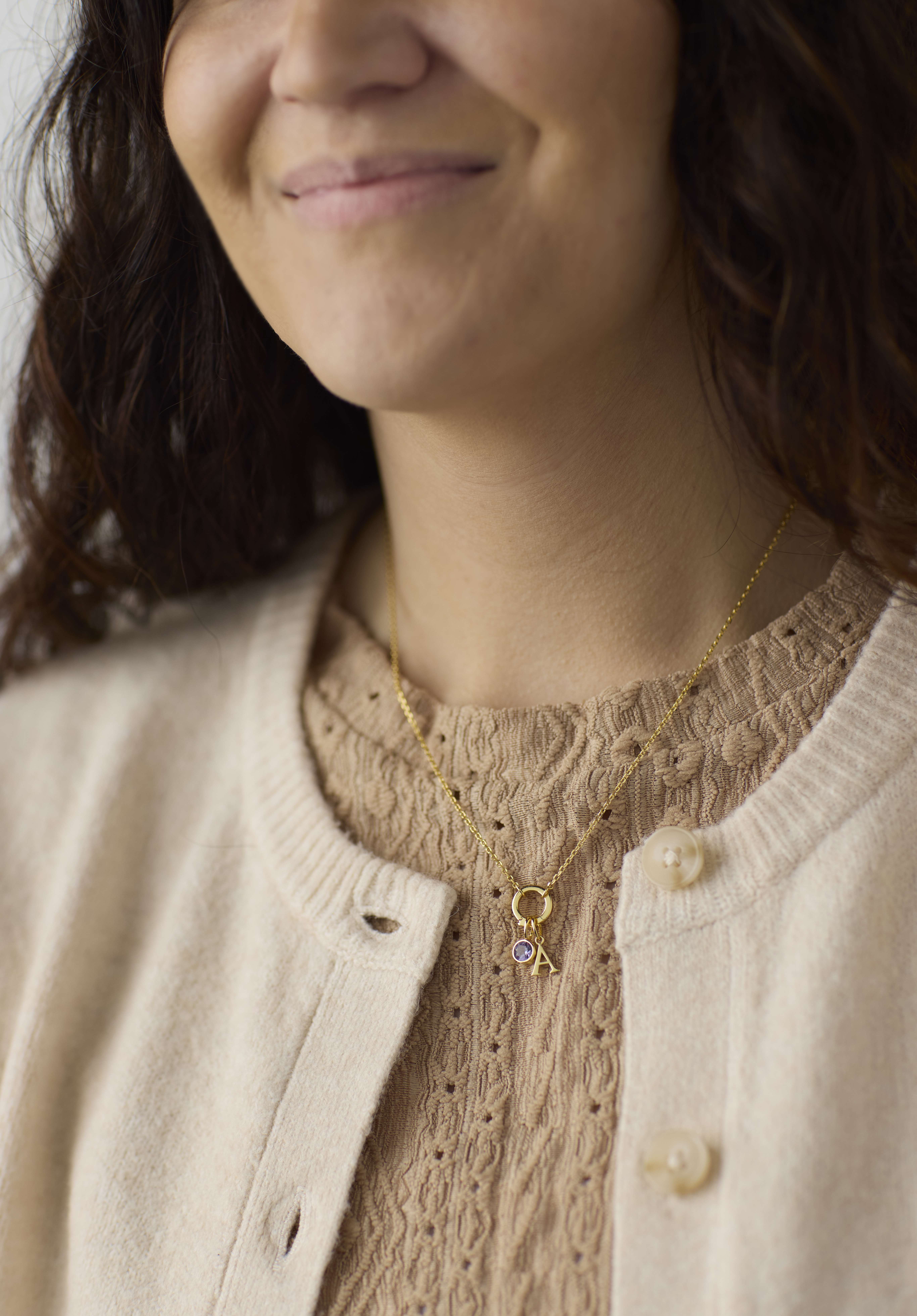 Gold Alphabet Charm, , large image number 4