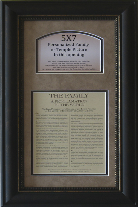Family Proclamation (10x20 Framed Print), , large image number 0