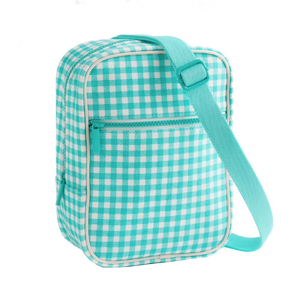 Plaid Crossbody Regular Scripture Tote, , large