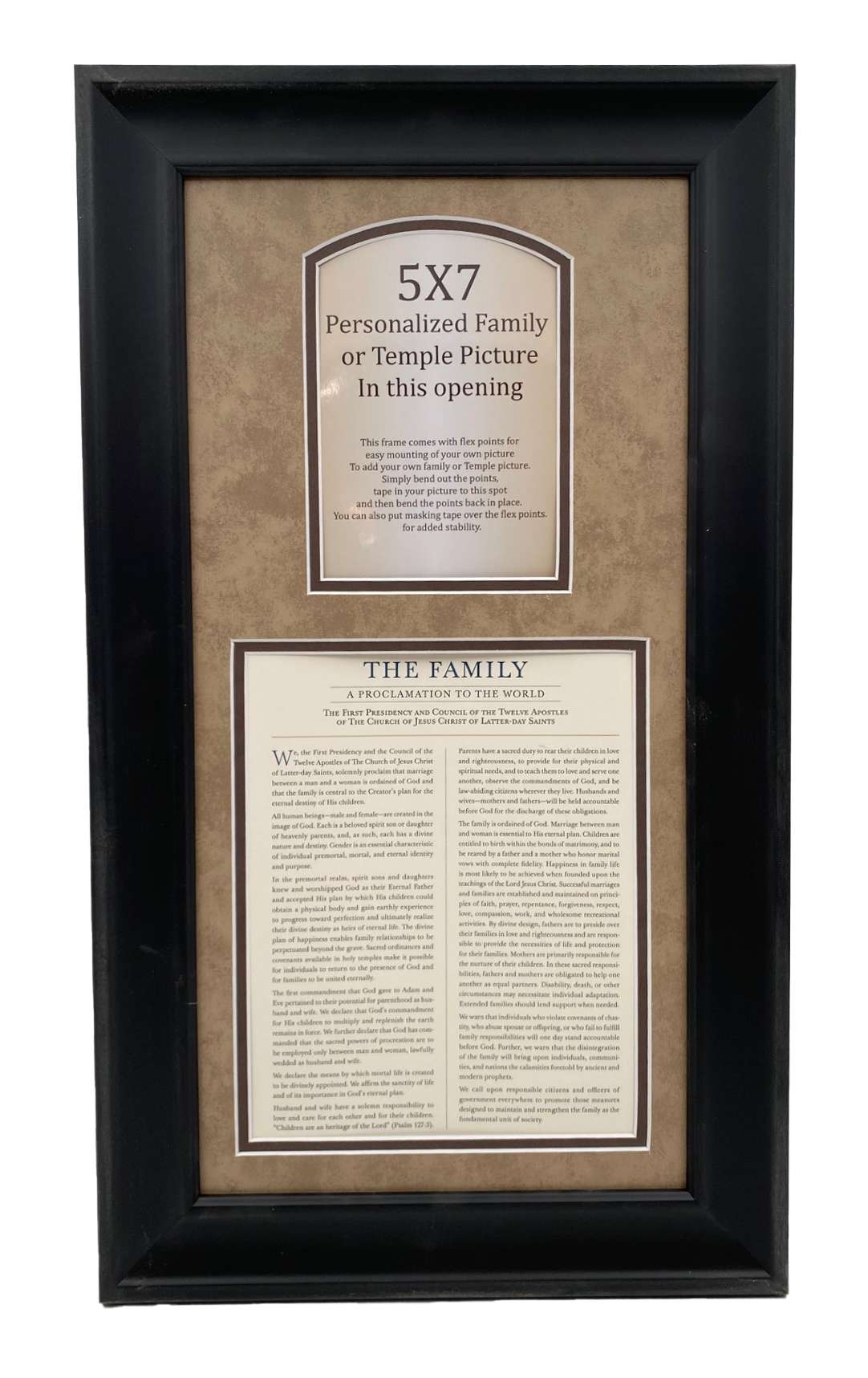 Family Proclamation (10X20 Vertical Framed Art), , large image number 0
