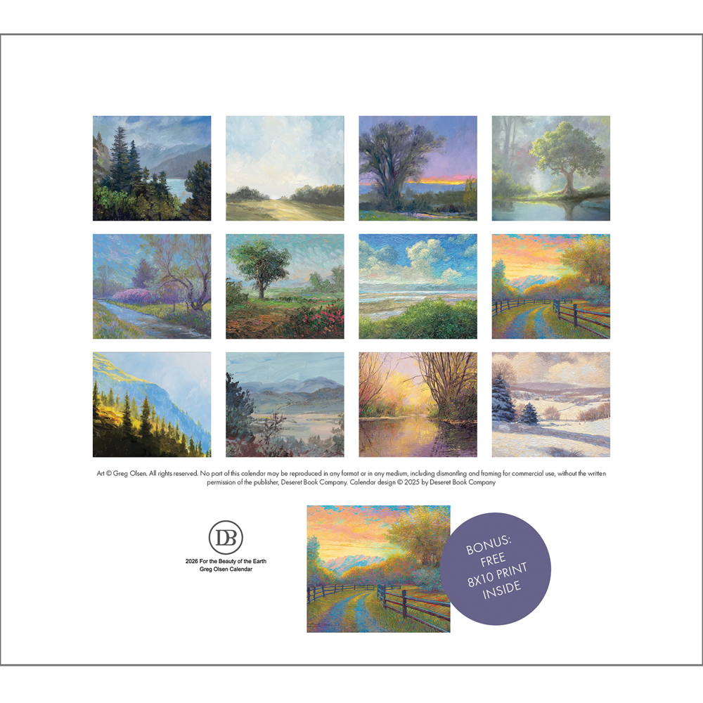 2026 For the Beauty of the Earth Calendar, , large image number 4