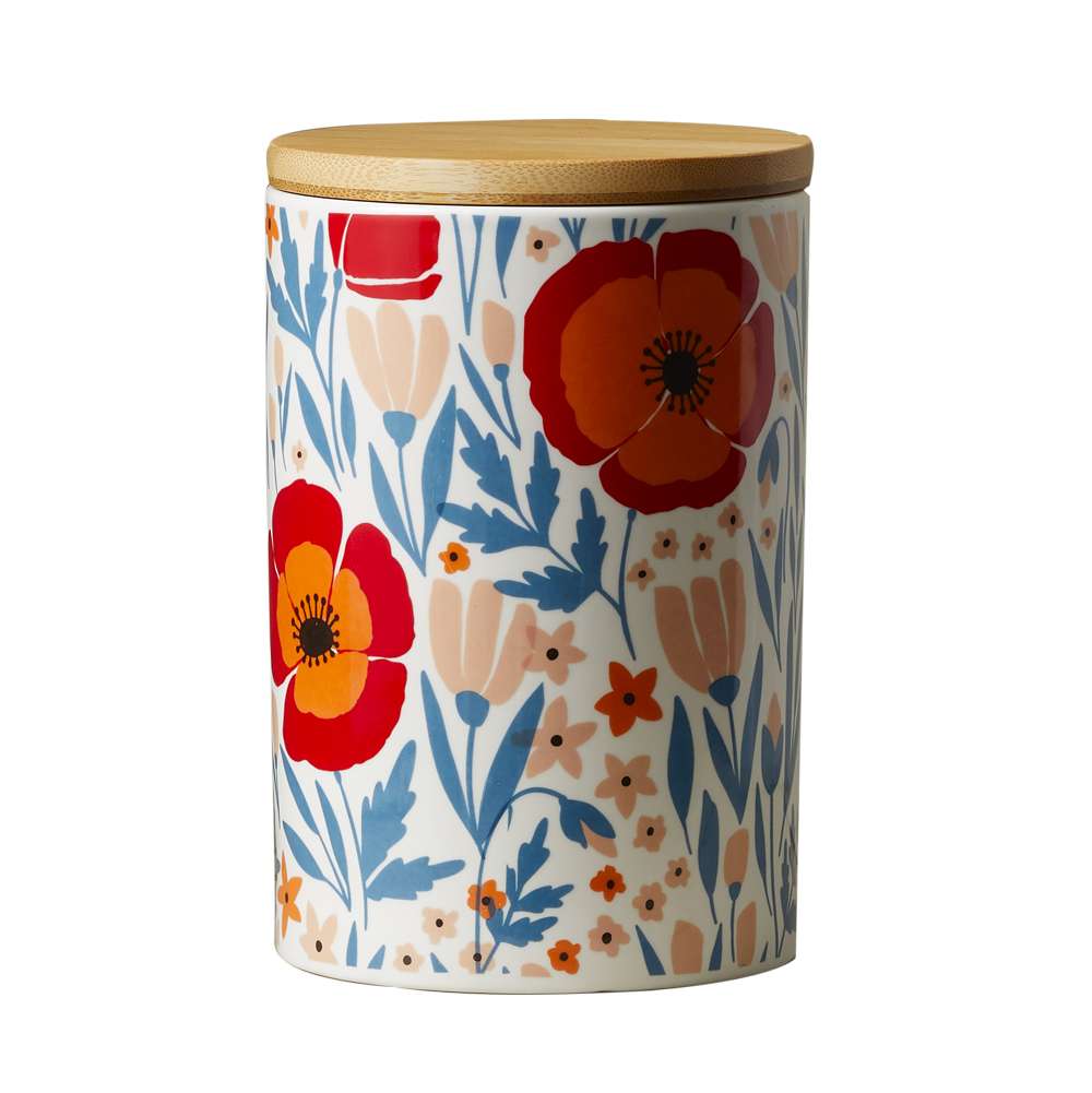 Floral Canister, , large image number 0
