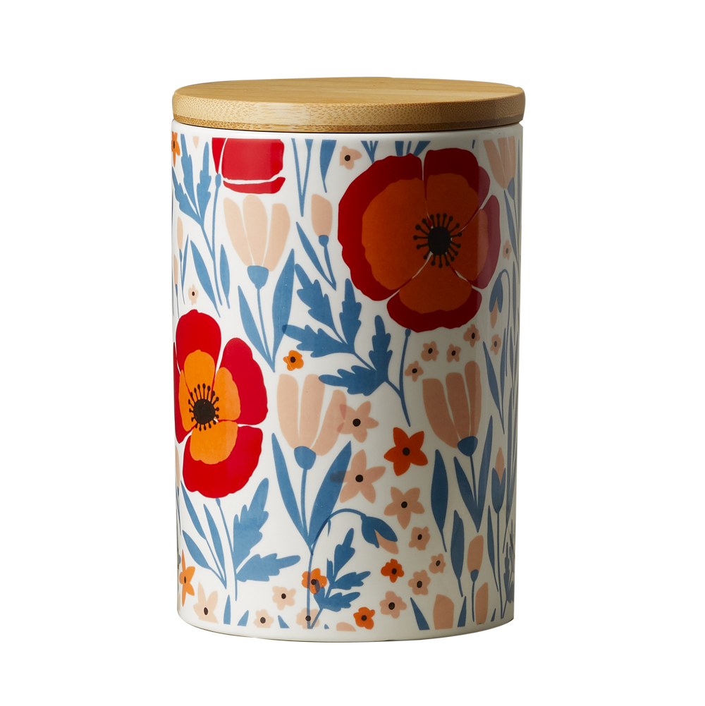 Floral Canister, , large image number 0