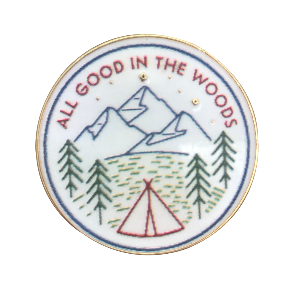 All Good in the Woods Pin, , large image number 1