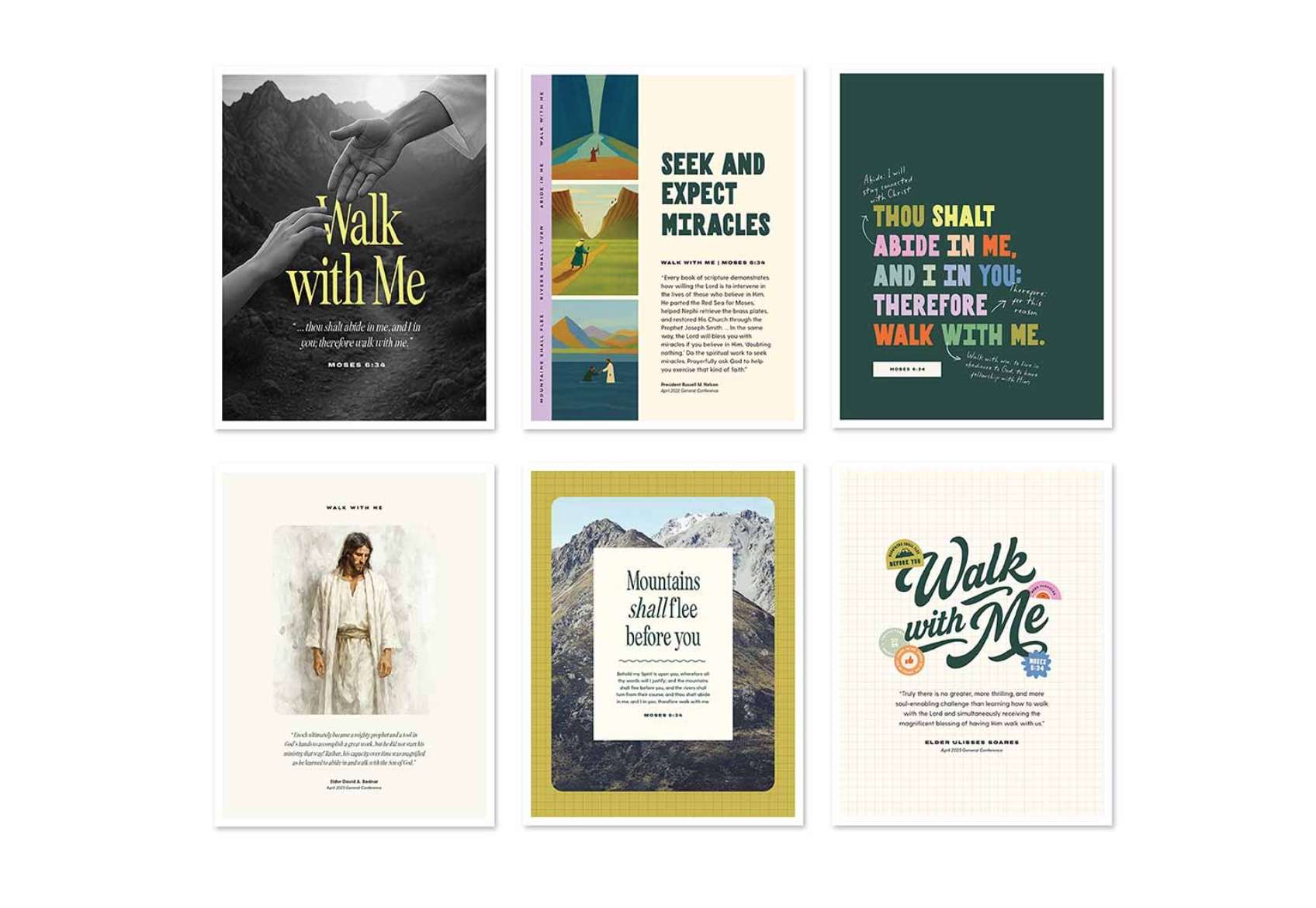 2026 Youth Theme Walk with Me Poster Set
