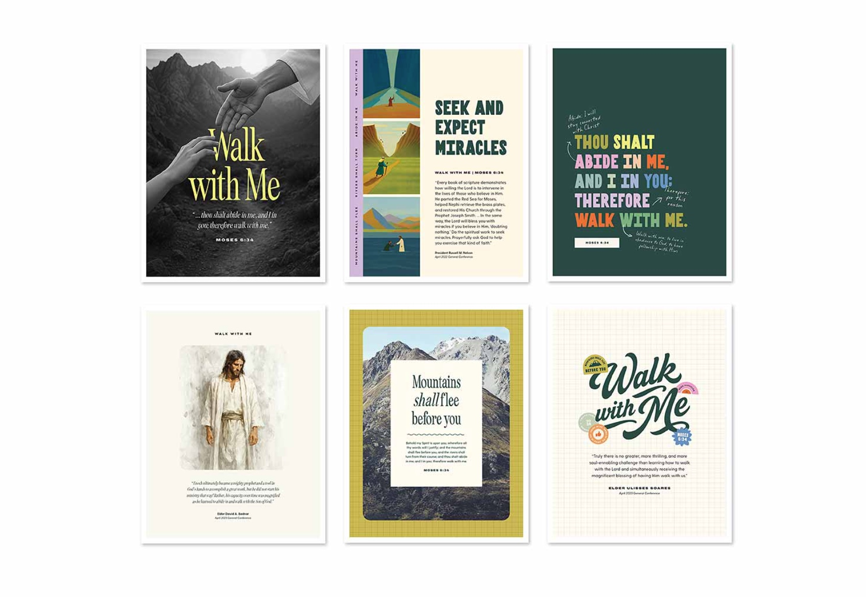 2026 Youth Theme Walk with Me Poster Set