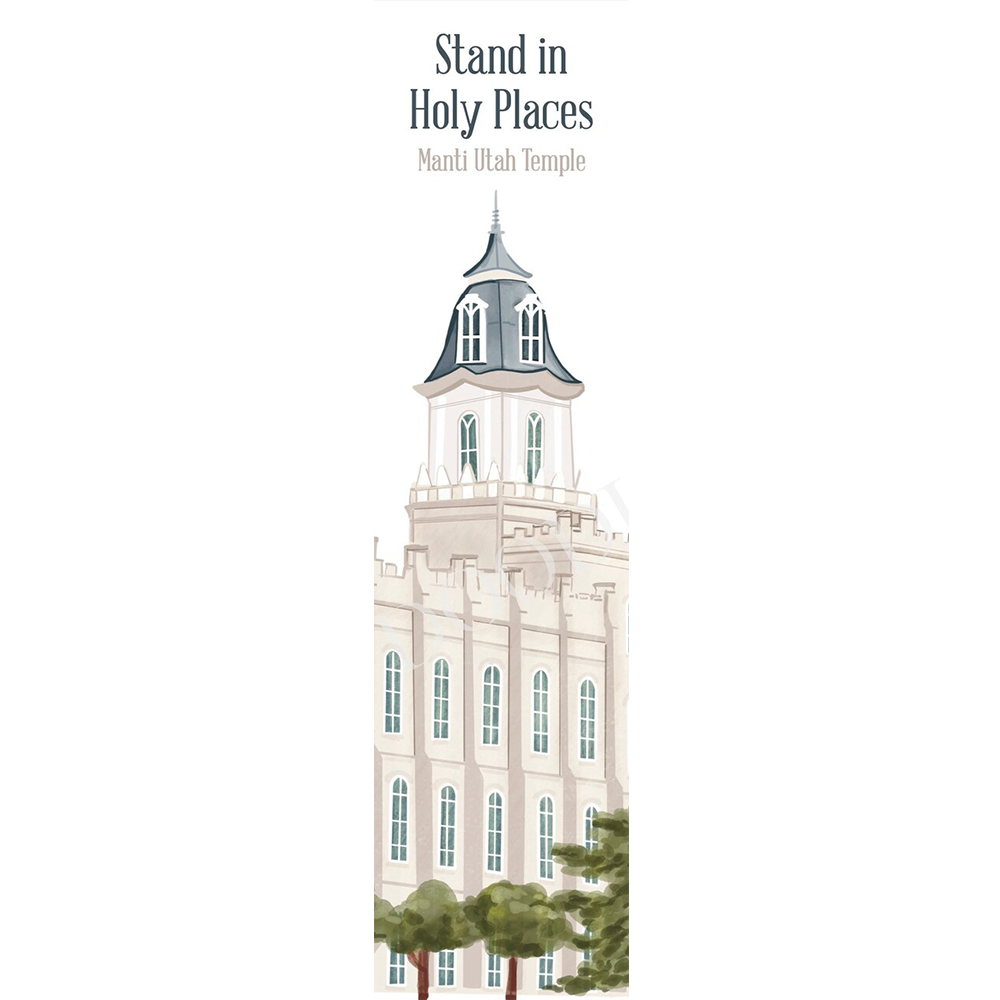 Manti Temple Bookmark
