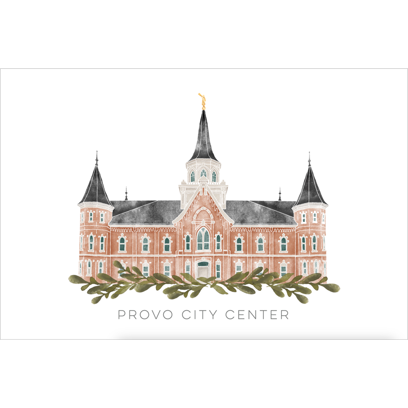 Provo City Center Utah Temple (28x34 Framed Paper Print), , large image number 2