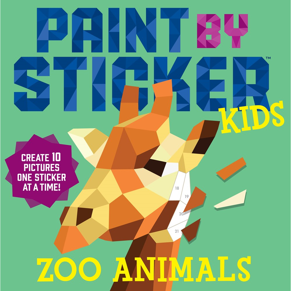 Paint by Sticker Kids: Zoo Animals,  Paint by Sticker Kids: Zoo Animals