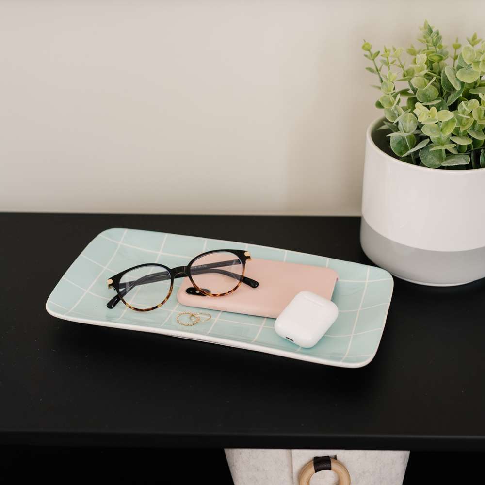 Blue Ceramic Tray, , large