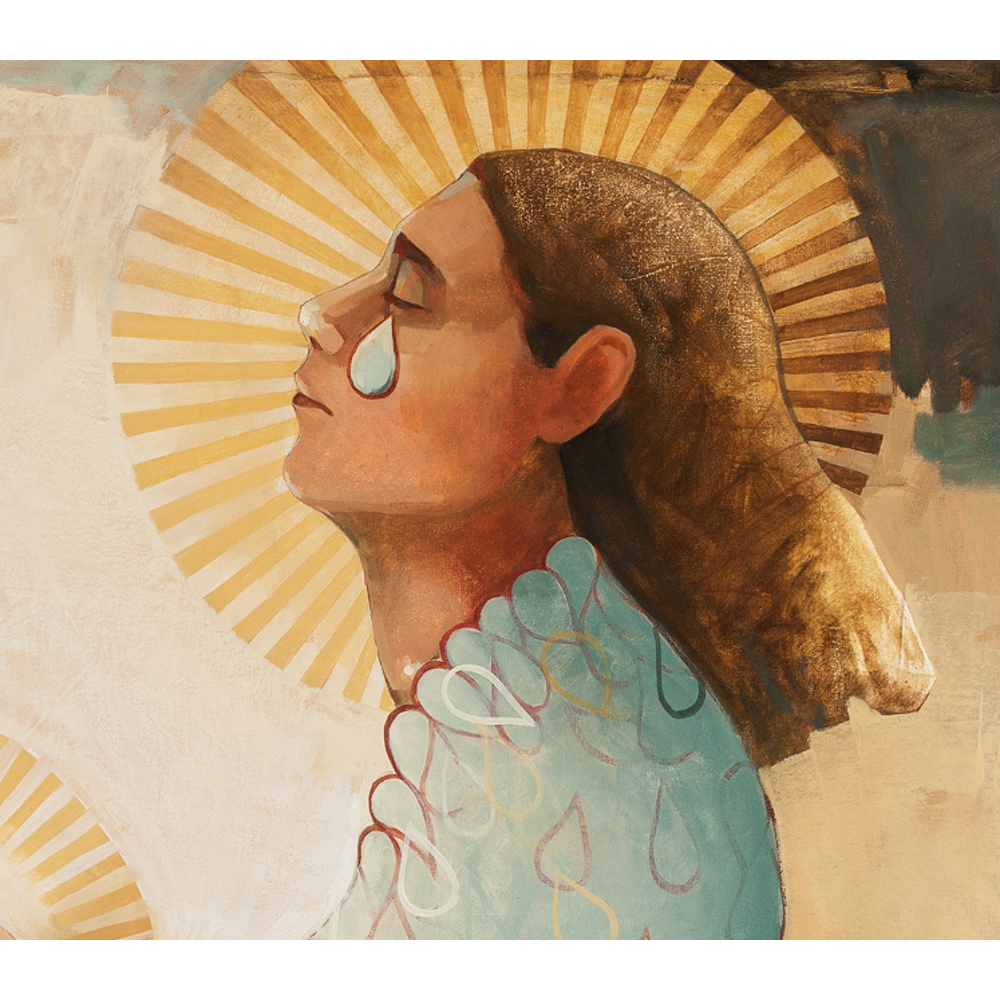She Became Herself with Tears (11x14 Matted print), , large image number 1