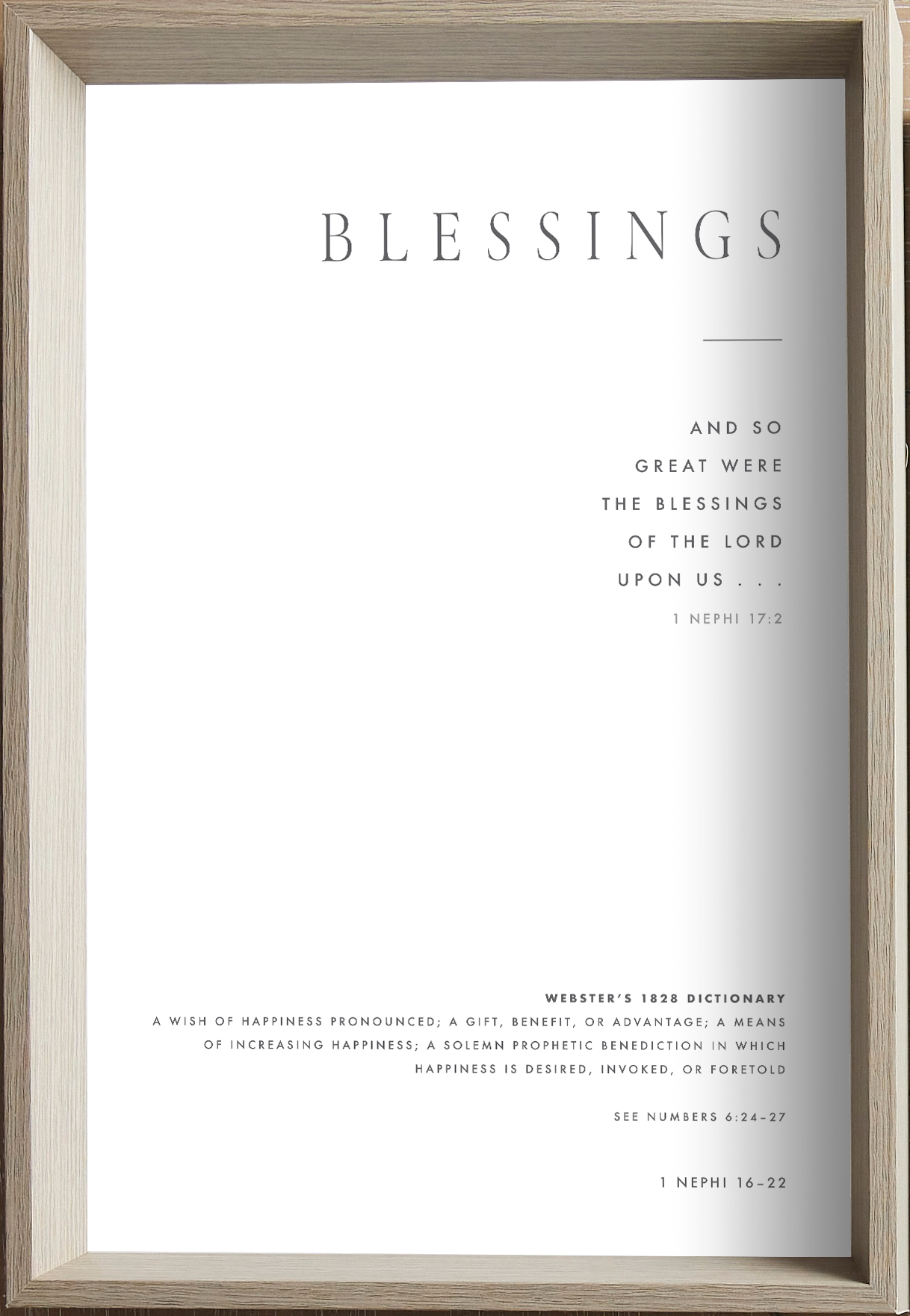 Wood Poster Frame, , large image number 1