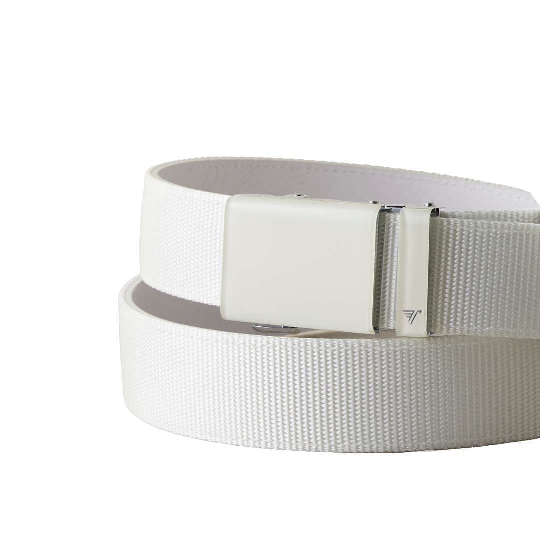 White on White Nylon 40mm Belt, , large image number 2