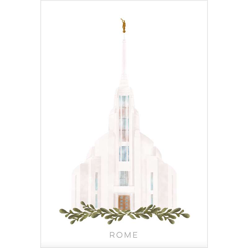 Rome Italy Temple (28x34 Framed Paper Print), , large image number 2