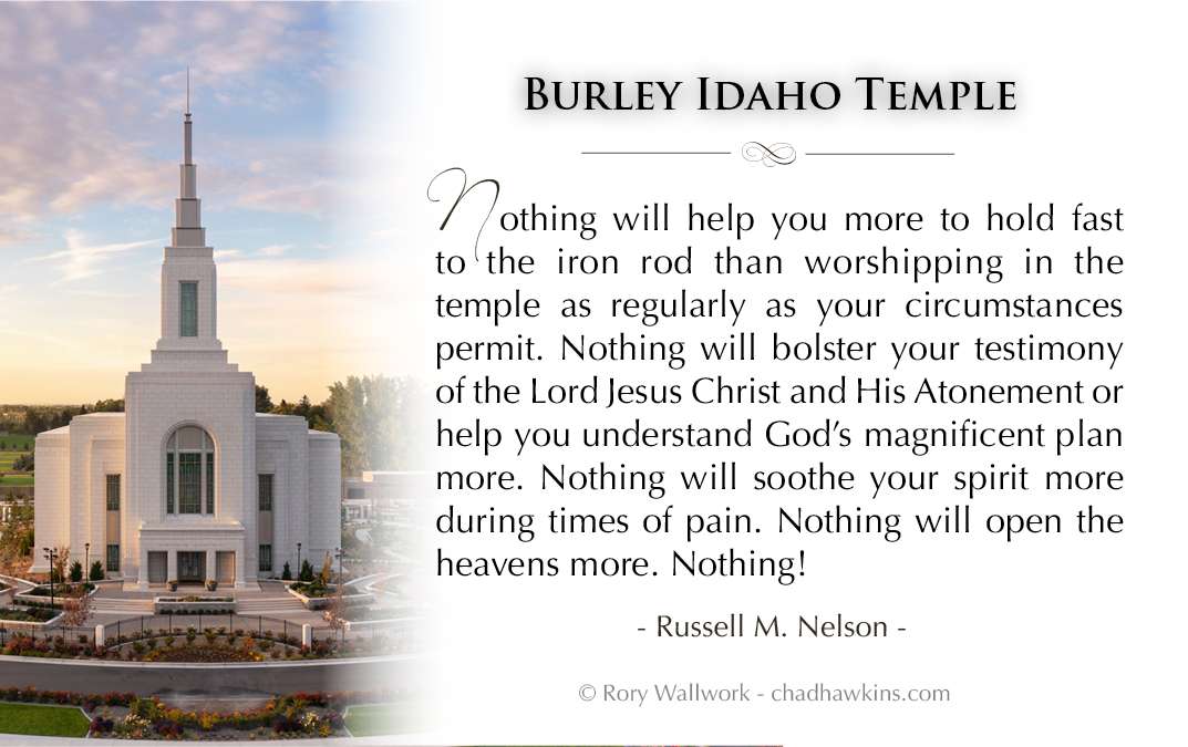 Burley Idaho Temple Recommend Holder, , large