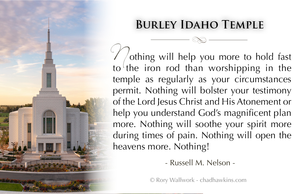 Burley Idaho Temple Recommend Holder, , large