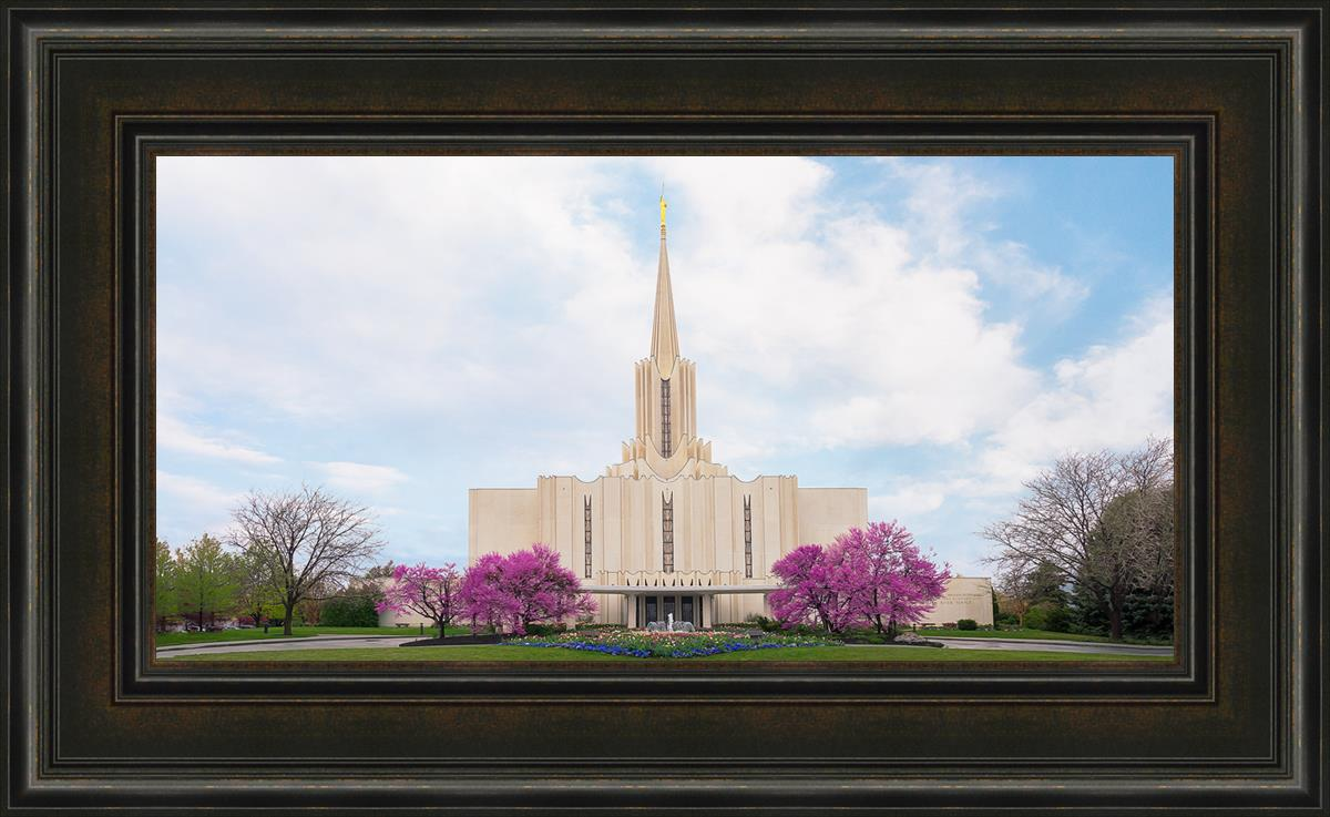 Jordan River Temple Peace Be Still (22x36 Framed Art)