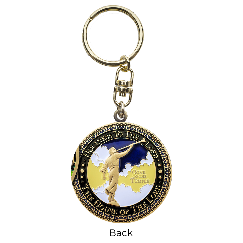 Cedar City Utah Temple Keyring, , large