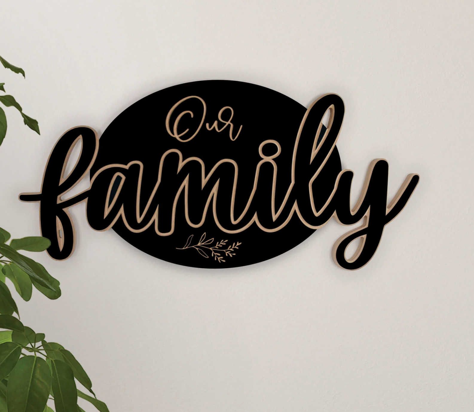 Our Family (30x14 Plaque)