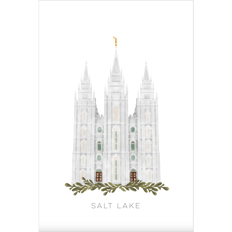Salt Lake City Utah Temple (28x34 Framed Paper Print), , large image number 2